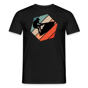 Sports nautiques Femmes Jetski Jetski Jet ski - T-shirt homme - noir - Devant - AI Model Male 178 light (178cm)