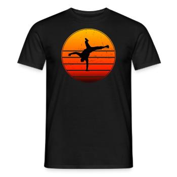 Hiphop Hip Hop Bboy Femmes Bgirl Break Dance - T-shirt homme - noir - Devant - AI Model Male 178 light (178cm)