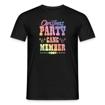 Christmas Party Gang Member - Männer T-Shirt - Schwarz - Vorne - AI Model Male 178 light (178cm)
