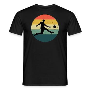 Football féminin Football Match de football Jeux de football - T-shirt homme - noir - Devant - AI Model Male 178 light (178cm)