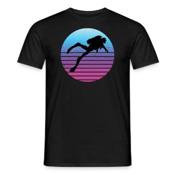 Plongeur Femmes Plongeur Plongeur Plongeur Hommes - T-shirt homme - noir - Devant - AI Model Male 178 light (178cm)