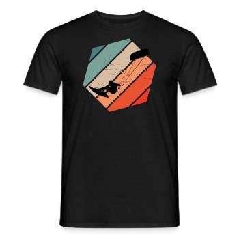 Kitesurf Kitesurfer Kitesurfer Femmes - T-shirt homme - noir - Devant - AI Model Male 178 light (178cm)