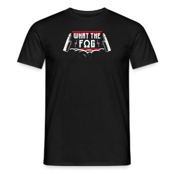 What the Fog Self-Winding Vape | Steam - Men's T-Shirt - black - Front - AI Model Male 178 light (178cm)
