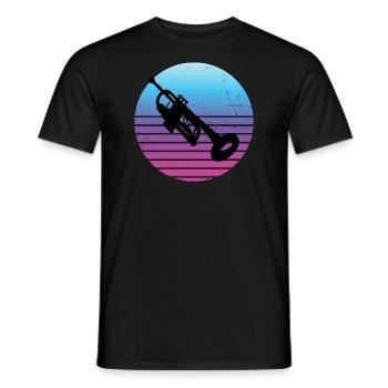 Trumpet Men's Women Trumpet Trumpeter Jazz Tromp - Men's T-Shirt - black - Front - AI Model Male 178 light (178cm)