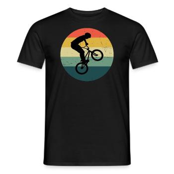 BMX Boys BMX Bike Men's BMX Bike Cycling - Men's T-Shirt - black - Front - AI Model Male 178 light (178cm)