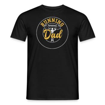 Running Dad - Gym - Männer T-Shirt - Schwarz - Vorne - AI Model Male 178 light (178cm)