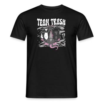 Team Trash - Männer T-Shirt - Schwarz - Vorne - AI Model Male 178 light (178cm)