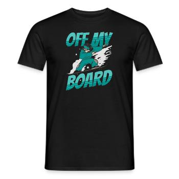 Off my Board - Männer T-Shirt - Schwarz - Vorne - AI Model Male 178 light (178cm)