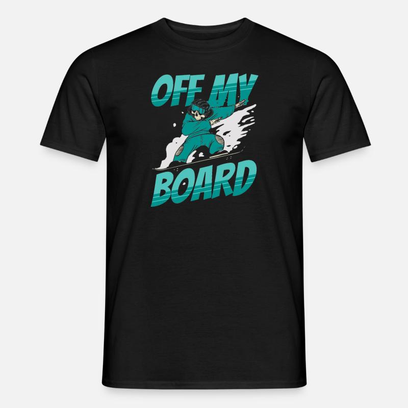 Off my Board - Männer T-Shirt - Schwarz