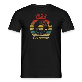 1952 Vinyle Rétro Vintage Music - T-shirt homme - noir - Devant - AI Model Male 178 light (178cm)