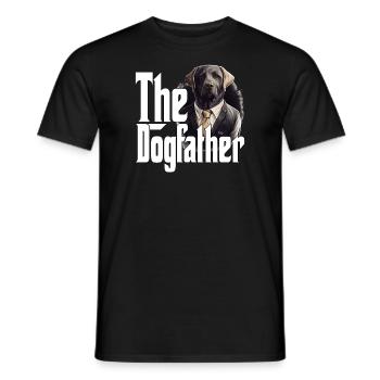 Labrador Retriever Dog Dad Dogfather Dogs Daddy Fa - Men's T-Shirt - black - Front - AI Model Male 178 light (178cm)