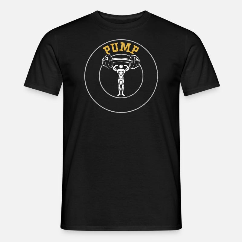 Pump - Gym - Männer T-Shirt - Schwarz