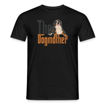 Bouvier Bernois Chien Maman Chienmère Chiens MamanB - T-shirt homme - noir - Devant - AI Model Male 178 light (178cm)