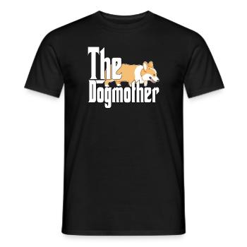 Corgi Dog Mom Dogmother Dogs Mommy - Männer T-Shirt - Schwarz - Vorne - AI Model Male 178 light (178cm)