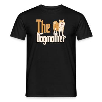 Akita Chien Maman Chienne Chiens Maman - T-shirt homme - noir - Devant - AI Model Male 178 light (178cm)
