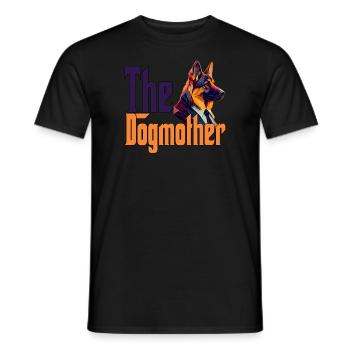 German Shepherd Dog Mom Dogmother Dogs Mommy Rotti - Männer T-Shirt - Schwarz - Vorne - AI Model Male 178 light (178cm)