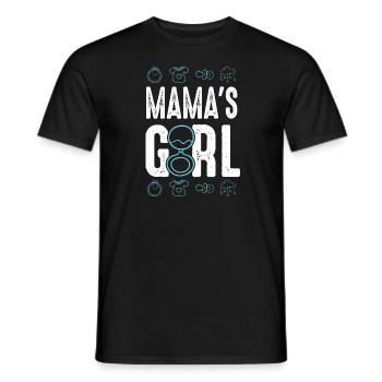 Baby Mamas Girl - Men's T-Shirt - black - Front - AI Model Male 178 light (178cm)