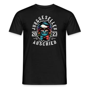 Junggesellenabschied 2023 Jga Bräutigam - Männer T-Shirt - Schwarz - Vorne - AI Model Male 178 light (178cm)