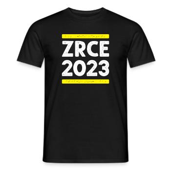 Zrce 2023 - Men's T-Shirt - black - Front - AI Model Male 178 light (178cm)
