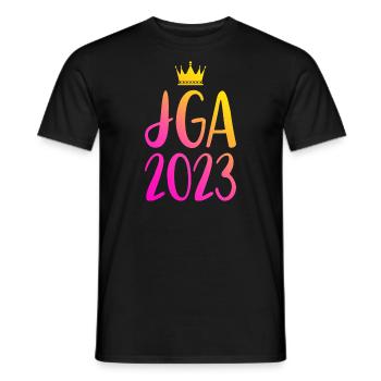 Jga 2023 Junggesellenabschied - Männer T-Shirt - Schwarz - Vorne - AI Model Male 178 light (178cm)