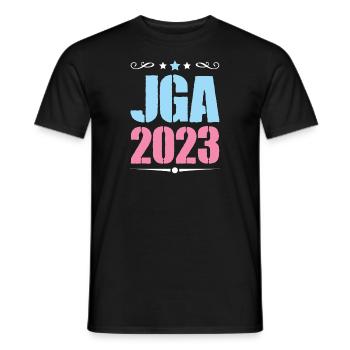 Jga 2023 Junggesellenabschied - Männer T-Shirt - Schwarz - Vorne - AI Model Male 178 light (178cm)