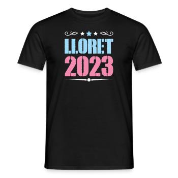 Lloret De Mar 2023 - Männer T-Shirt - Schwarz - Vorne - AI Model Male 178 light (178cm)