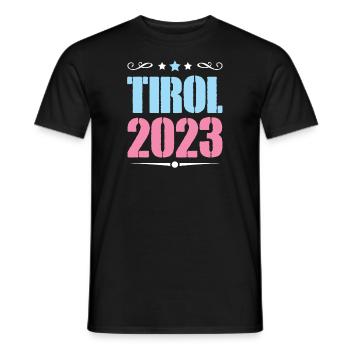 Tyrol 2023 - T-shirt homme - noir - Devant - AI Model Male 178 light (178cm)
