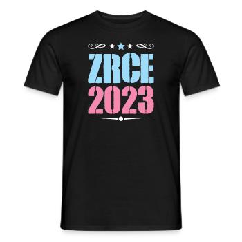 Zrce 2023 - Men's T-Shirt - black - Front - AI Model Male 178 light (178cm)