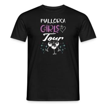 Mallorca Girls Tour - Men's T-Shirt - black - Front - AI Model Male 178 light (178cm)
