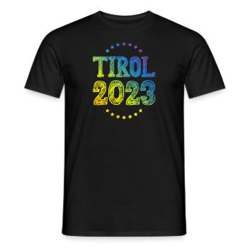 Tyrol 2023 - T-shirt homme - noir - Devant - AI Model Male 178 light (178cm)