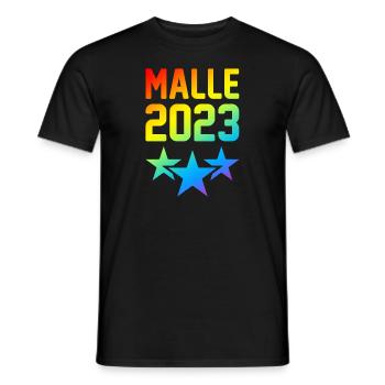 Malle 2023 - T-shirt homme - noir - Devant - AI Model Male 178 light (178cm)
