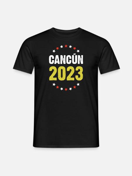 Cancun 2023 - Männer T-Shirt - Schwarz
