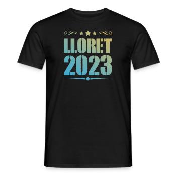Lloret De Mar 2023 - Männer T-Shirt - Schwarz - Vorne - AI Model Male 178 light (178cm)