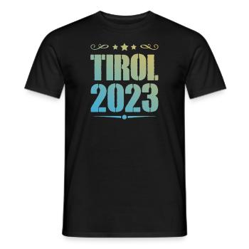 Tyrol 2023 - T-shirt homme - noir - Devant - AI Model Male 178 light (178cm)