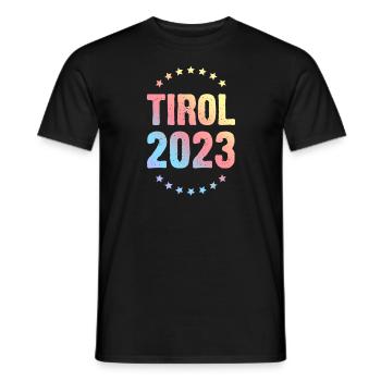 Tyrol 2023 - T-shirt homme - noir - Devant - AI Model Male 178 light (178cm)