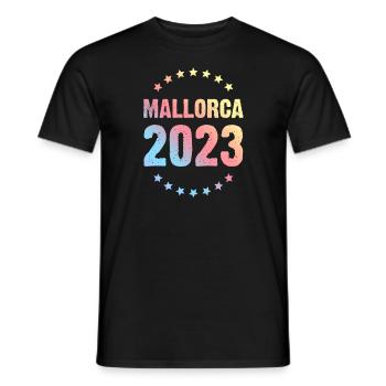 Majorque 2023 - T-shirt homme - noir - Devant - AI Model Male 178 light (178cm)