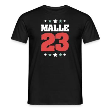 Maillot Malle 23 2023 - T-shirt homme - noir - Devant - AI Model Male 178 light (178cm)