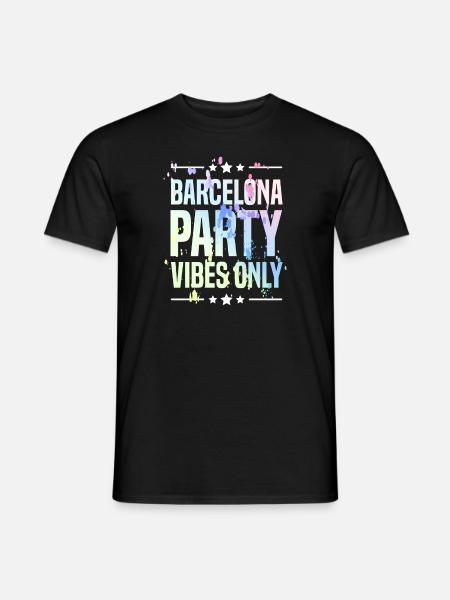 Barcelona Party Vibes - Men's T-Shirt - black