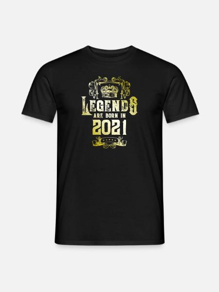 2021 Legends Birthday - Men's T-Shirt - black