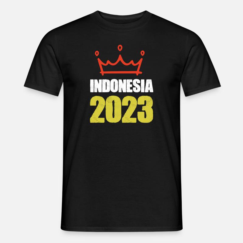 Indonesia 2023 - Männer T-Shirt - Schwarz