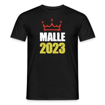 Malle 2023 - T-shirt homme - noir - Devant - AI Model Male 178 light (178cm)
