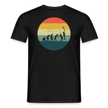 Damen Paddle Tennis Herren Paddeltennis Paddle - Männer T-Shirt - Schwarz - Vorne - AI Model Male 178 light (178cm)
