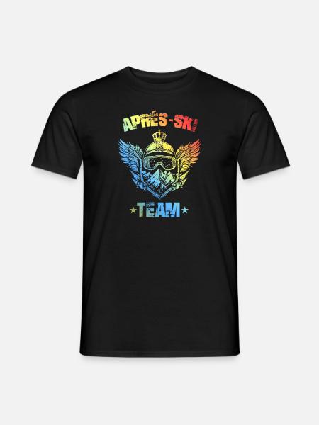 Après Ski Team Bunt - Men's T-Shirt - black