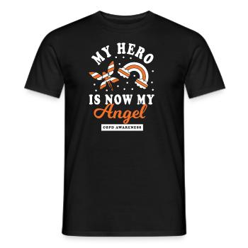 Hommage à un héros de la MPOC - T-shirt homme - noir - Devant - AI Model Male 178 light (178cm)