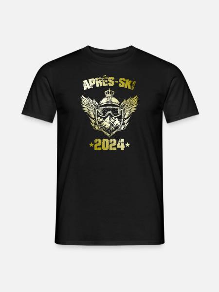 Après-ski 2024 - T-shirt homme - noir