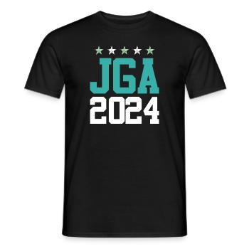 Jga 2024 Junggesellenabschied - Männer T-Shirt - Schwarz - Vorne - AI Model Male 178 light (178cm)