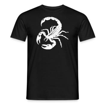 Scorpion, animal, cadeau - T-shirt homme - noir - Devant - AI Model Male 178 light (178cm)