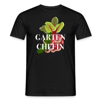 Garden - Men's T-Shirt - black - Front - AI Model Male 178 light (178cm)