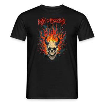 Dark Expressions - Men's T-Shirt - black - Front - AI Model Male 178 light (178cm)