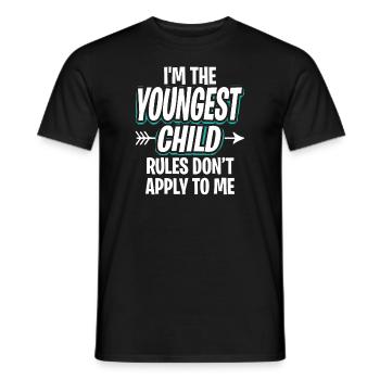 Familie Kinder Geschwister Lustig Geschenkidee - Männer T-Shirt - Schwarz - Vorne - AI Model Male 178 light (178cm)